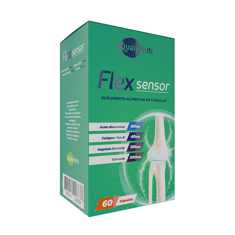 Flex Sensor Articulações Dores 60 Cápsulas Qualy Nutri
