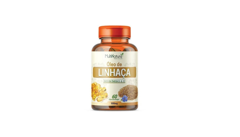 Óleo de Linhaça 500MG C/60 Cápsulas - Multinature