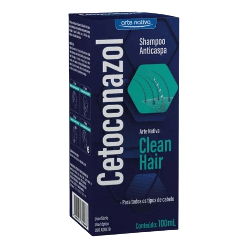 Kit C/3 Shampoo Cetoconazol Anticaspa 100ml - Arte Nativa