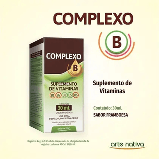 Kit C/5 Complexo B Solução 30ml - Arte Nativa