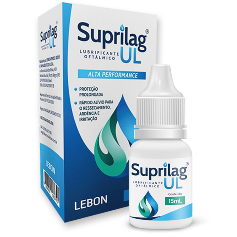 Suprilag UL Colírio 10mL Alívio para Olhos Secos e Irritados