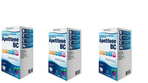 Kit C/3 Apetiteee BC Uva 240 ML Vitamina C+ B1 B2 B6 - Prevent