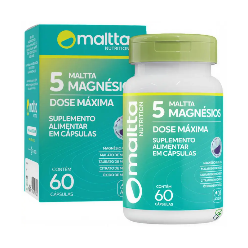 5 Magnésios Dose Máxima - Maltta