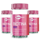 Kit C/3 Biotina C/60 Cápsulas - Qualy Nuitri