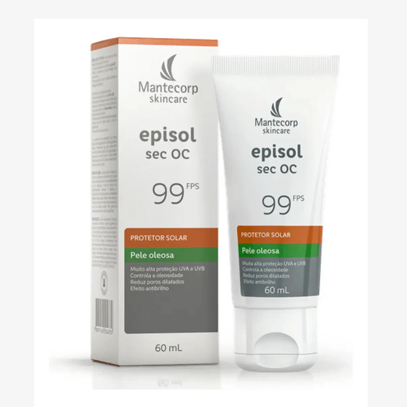 Protetor Solar Facial Fps 99 Episol Sec Oc 60g Mantecorp