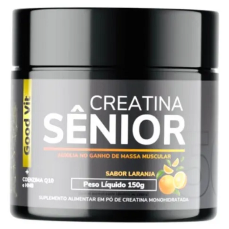 Creatina Sênior Sabor Laranja 150 Gramas - Good Vit