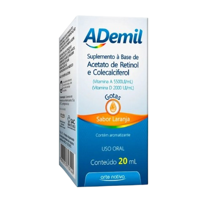 Kit C/2 Ademil A+D Sol 20ml - Arte Nativa