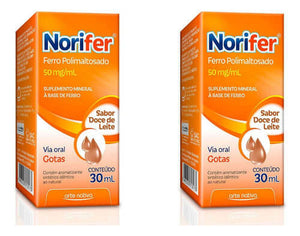 Kit 2 Norifer Solução 30ml Chocomenta