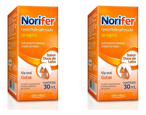 Kit 2 Norifer Solução 30ml Chocomenta