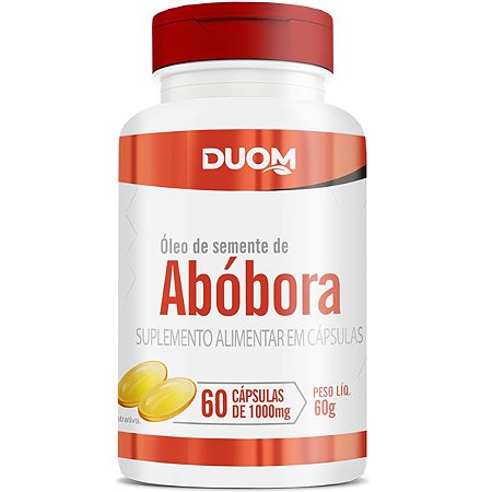 Óleo de Semente de Abóbora 1000mg C/60 Cápsulas - Duom