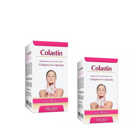 Kit C/2 Colastin Colágeno 300MG C/30 Cápsulas