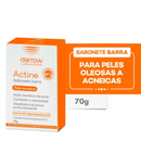 Actine Sabonete Barra 70g -  Limpeza Profunda e Controle da Oleosidade