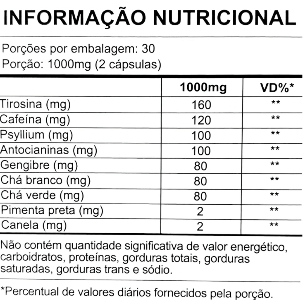 Blue Slim Thermo 9x1 C/60 Cápsulas - Vita Blue