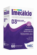 Imecálcio Cálcio D3 600/400mg 60 Comprimidos Nutivit