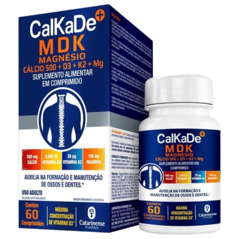 Calkade MDK Magnésio C/60 Cápsulas - Catarinense