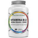 Vitamina B12 + Ácido Fólico + Ferro 500mg C/60 Cápsulas - Flora Nativa