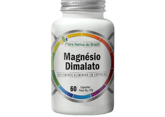 Magnésio Dimalato C/60 Cápsulas - Flora nativa