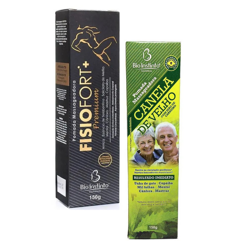 Kit Canela de Velho + Fisiofort Premium 150G