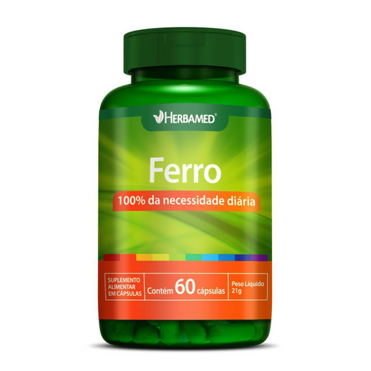Ferro C/60 Cápsulas Prevenção da Anemia - Herbamed