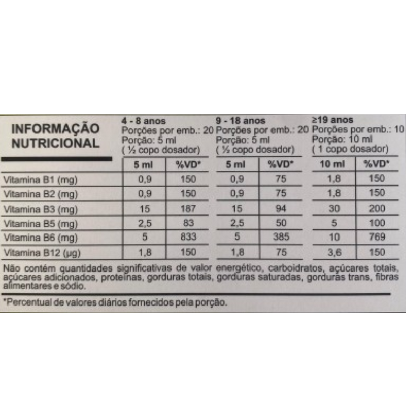 Complexo B Solução 100ml Força Imunidade e Disposição - Arte Nativa