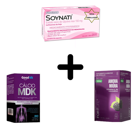 Kit Soynati + Cálcio MDK + Amora Miúra