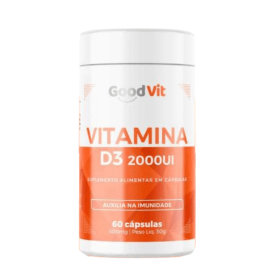Vitamina D3 2000UI C/60 Cápsulas - Good Vit