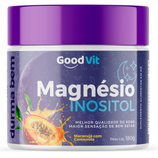 Magnésio Inositol 180g Equilíbrio Mental, Energia e Bem-Estar - Good Vit