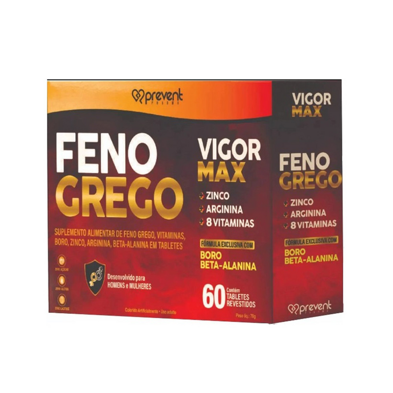 Feno Grego Vigor Max C/60 Cápsulas - Prevent Pharma