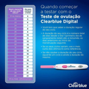 Teste de Ovulação Digital Clearblue - 10 Unidades Precisão Alta