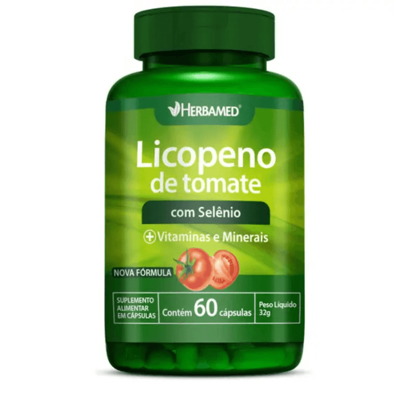 Licopeno de Tomate com Selênio C/60 Cápsulas - Herbamed