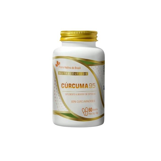 Cúrcuma 95% de Curcumina 60 cápsulas - Flora Nativa