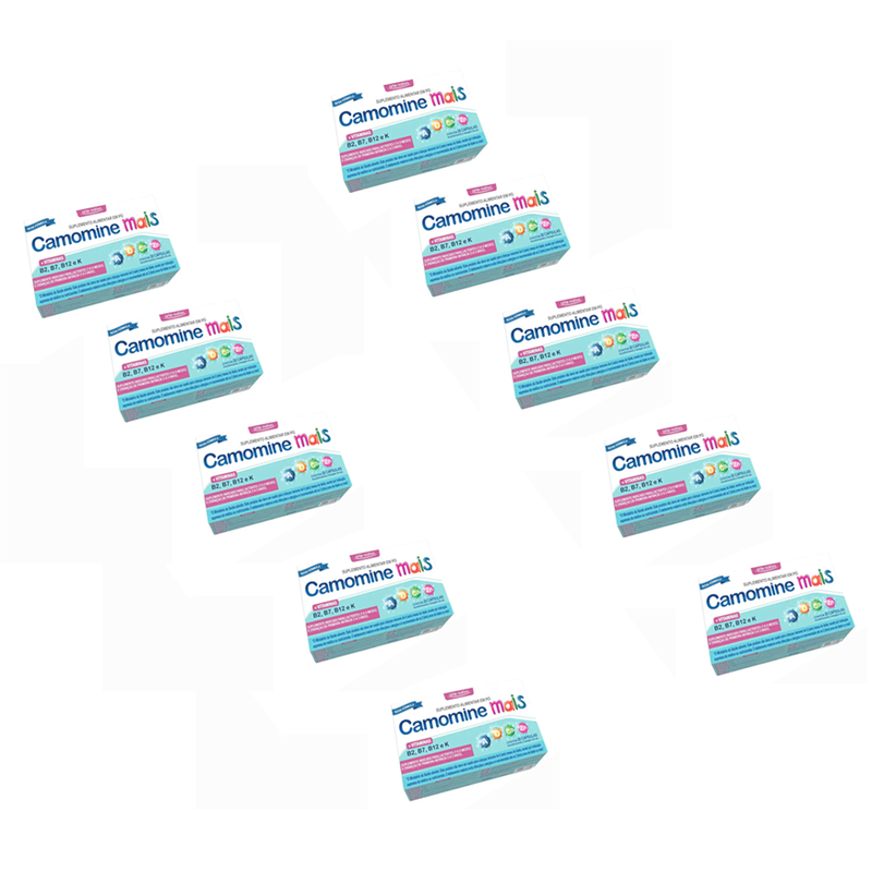 Kit 10 Caixas Camomine Mais Vitaminas 20 Cápsulas Arte Nativa