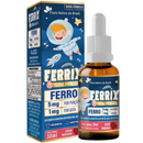 Kit C/5 Ferrix  MORANGO 30ml Infantil Suplemento de Ferro - Flora Nativa