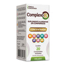 Complexo B Concentrado Energia 20 Comprimidos Arte Nativa