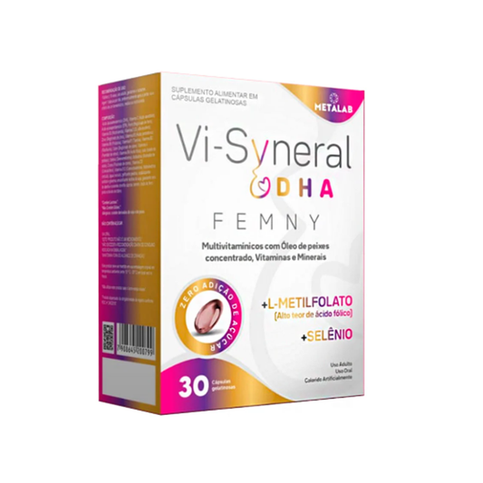 Vi-Syneral DHA 200 mg Femny 30 Cápsulas – Metalab