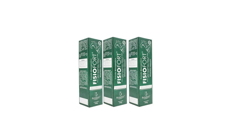 Kit C/3 Fisiofort Massageadora 150G - Bio Instinto