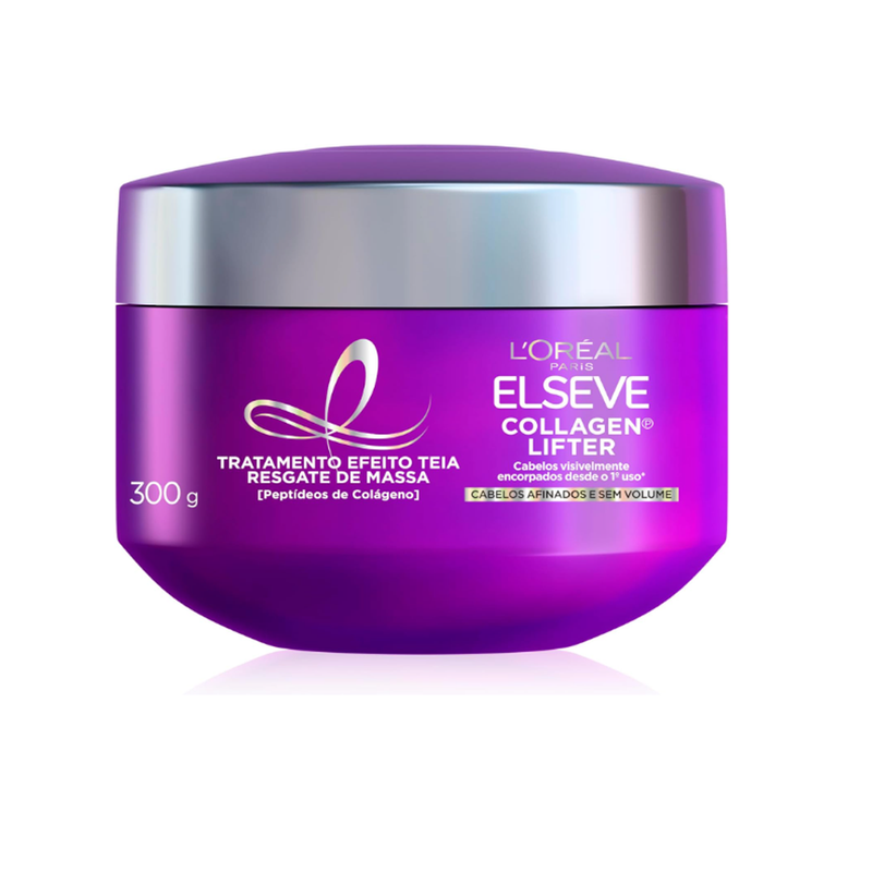 L'Oréal Paris Elseve Collagen Lifter Tratamento Efeito Teia Resgate de Massa - 300g