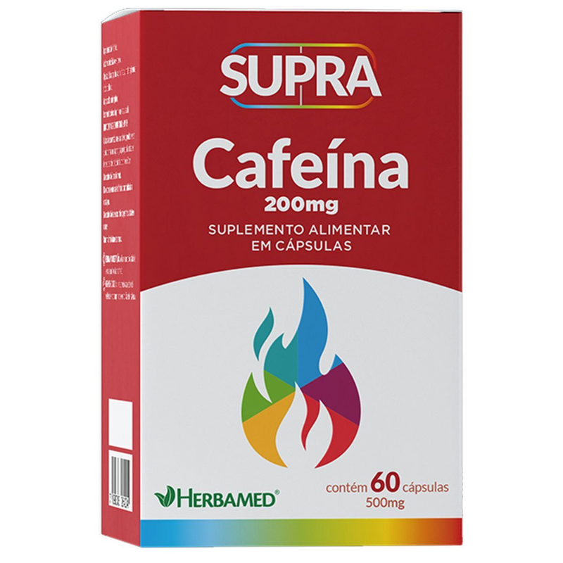 Supra Cafeína C/60 Cápsulas - Herbamed