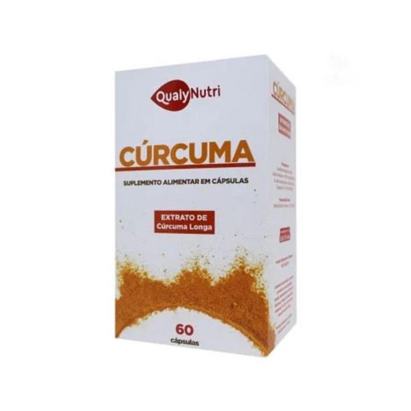 Cúrcuma Longa Suplemento 500mg 60 Cápsulas Qualy Nutri