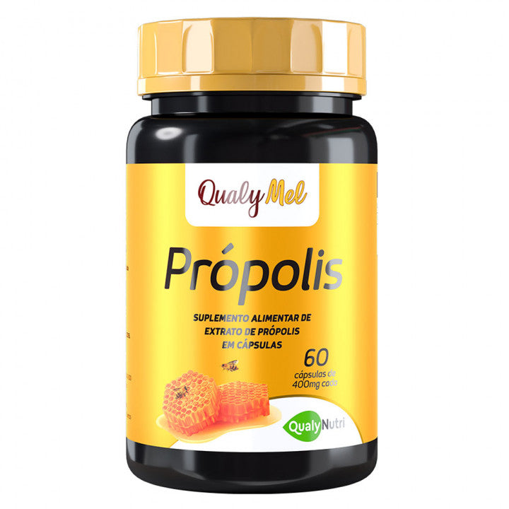 Extrato de Própolis em Cápsulas Qualy Mel c/60 Cápsulas