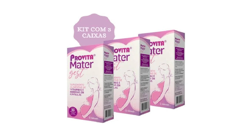 Kit C/3 Provita Marter Gest 370MG C/30 Cápsulas - Naturalis