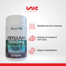 Psyllium Fibras Intestino 1000mg com 60 Cápsulas - Good Vit
