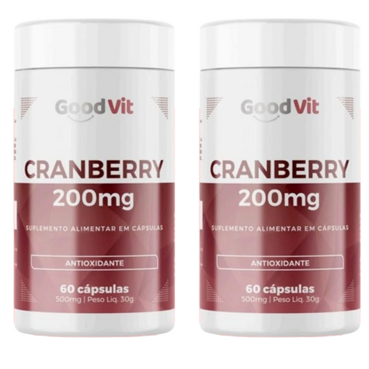 Kit C/2 Cranberry 200MG C/60 Cápsulas - Good Vit