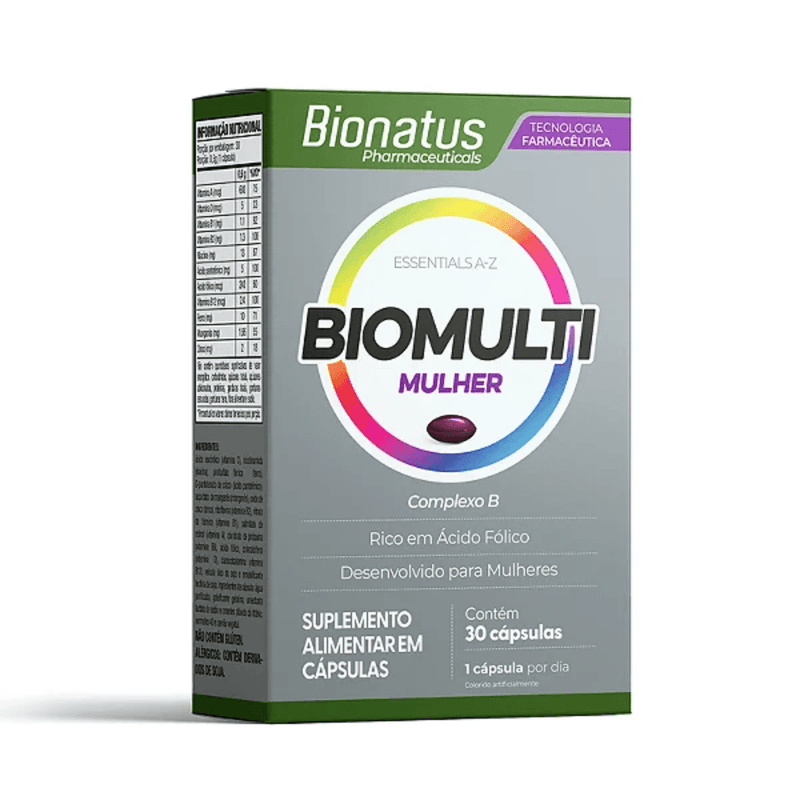 Biomulti Mulher C/30 Cápsulas - Bionatus