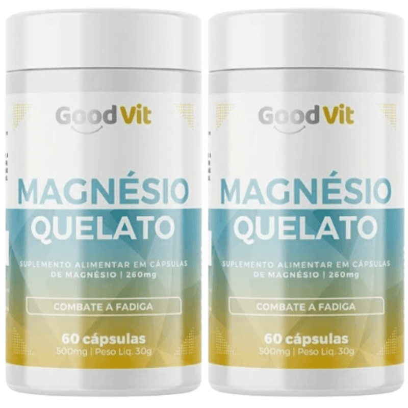 Kit C/2 Magnésio Quelato C/60 Cápsulas - Good Vit