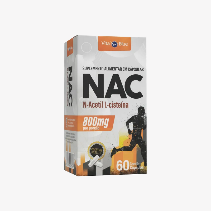 Nac N-acetil L-cisteína 800mg 60 Cápsulas Vita Blue