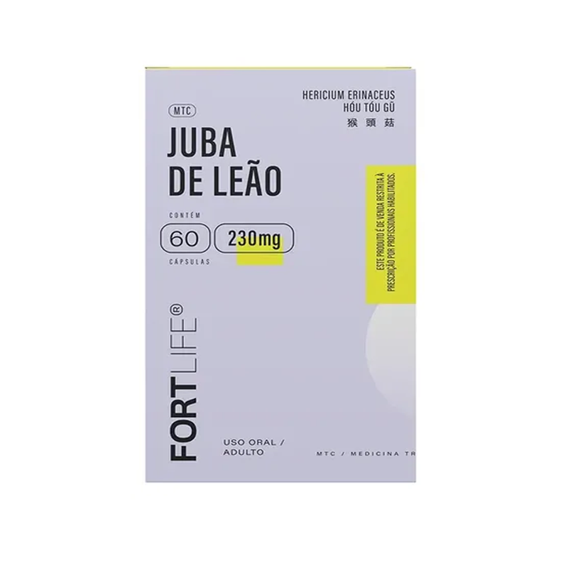 Juba de Leão C/60 Cápsulas - FortLife