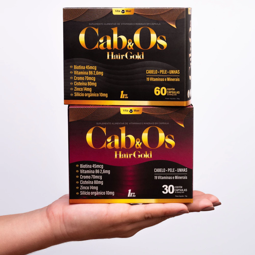 Cab&Os Hair Gold C/30 Cápsulas - Vita Blue