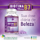 Biotina B7 Dose Máxima C/60 Cápsulas - Flora Nativa