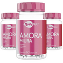 Kit C/3 Amora MIura 500MG C/60 Cápsulas - Qualy Nutri